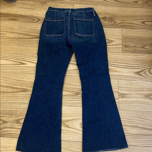 Frame Le Bardot Crop Flare Jean Tag Size 27 (see measurements) - Picture 7 of 9